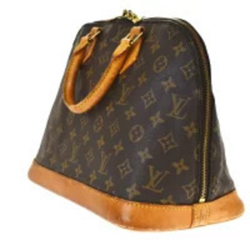 Louis Vuitton Handbag Alma Monogram Leather Brown